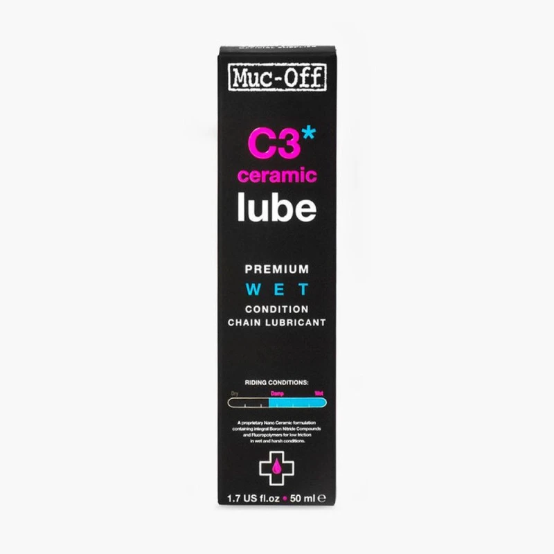 Muc-Off C3 Wet Weather Ceramic Lubrification 120ML 3 Muc-Off C3 Wet Weather Ceramic Lubrification 120ML